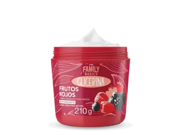 Crema Suavizante para Manos Glicerina Frutos Rojos