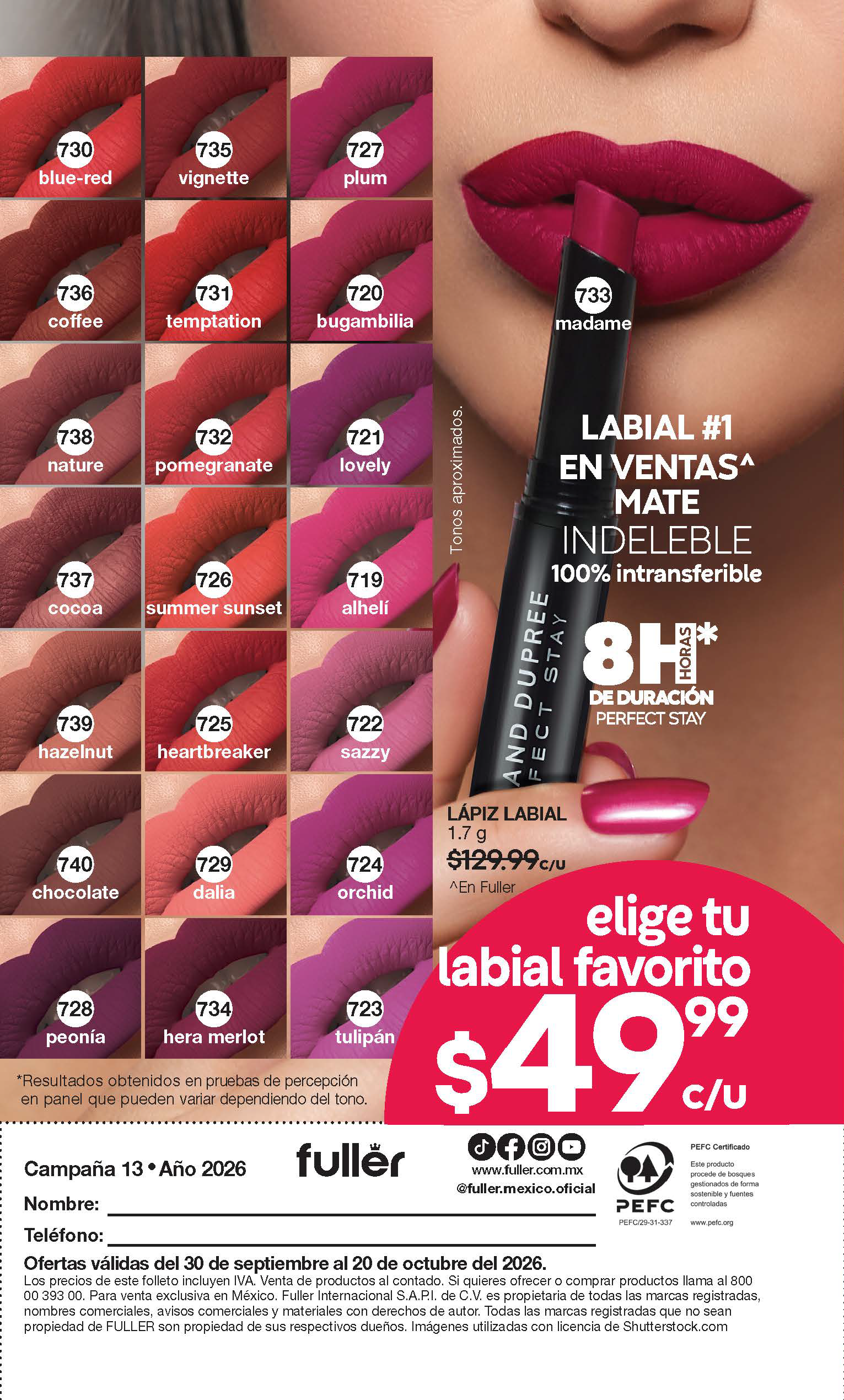 Contraportada FULLER Campaña 13 - 2026